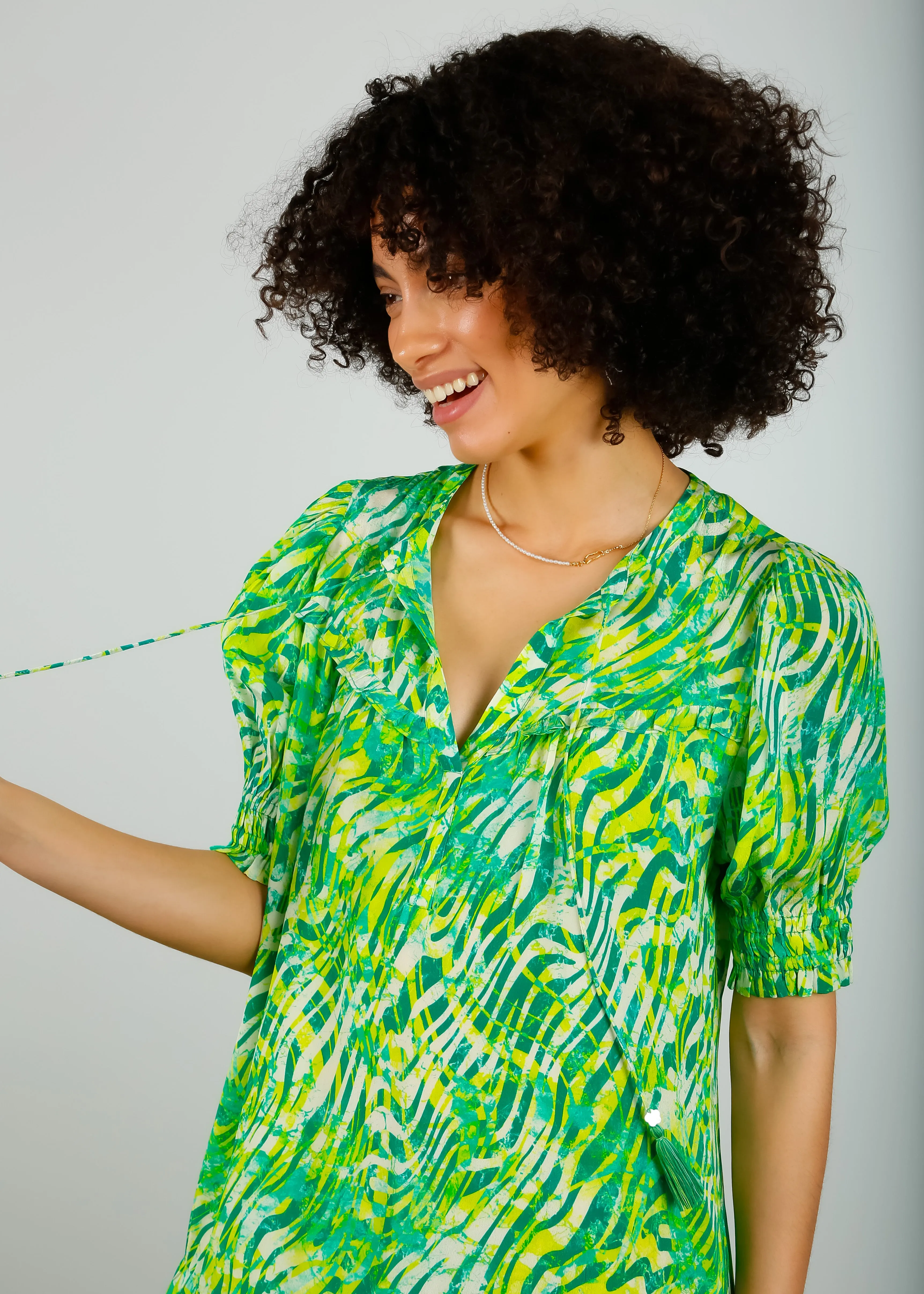 MOLIIN Sloane Dress in Bright Green