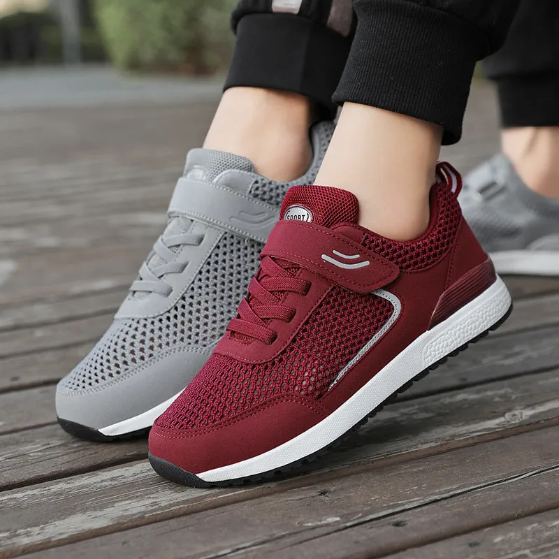 Nanccy Hollow Mesh Breathable Casual Walking Shoes