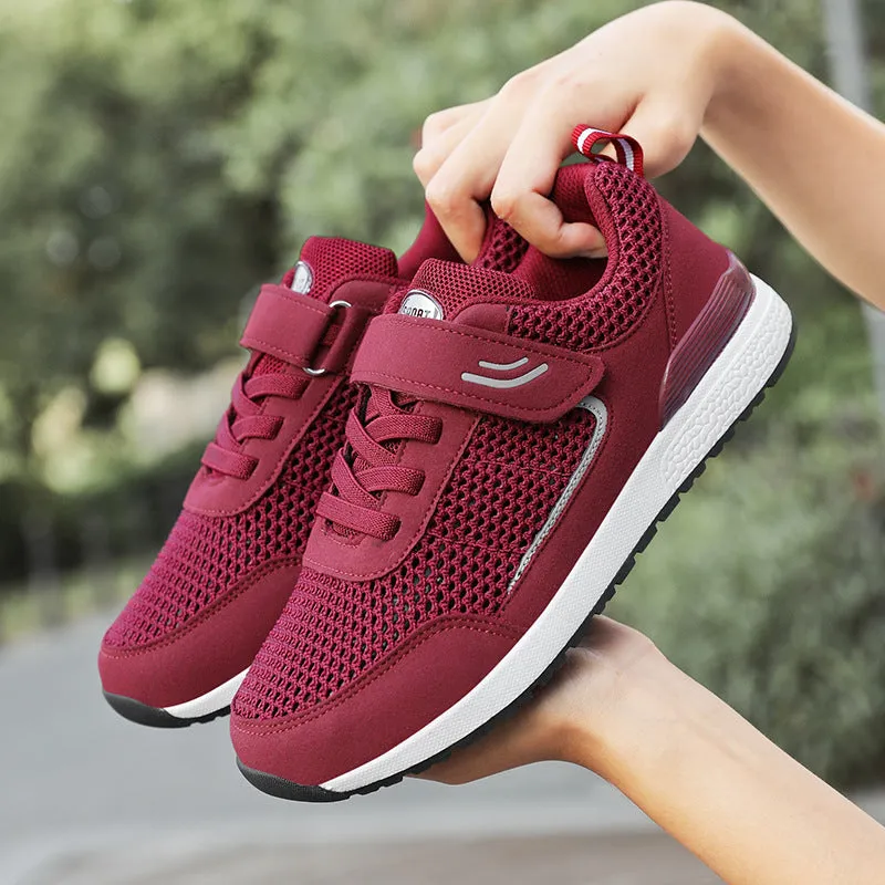 Nanccy Hollow Mesh Breathable Casual Walking Shoes