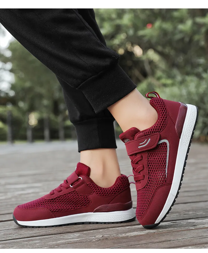 Nanccy Hollow Mesh Breathable Casual Walking Shoes