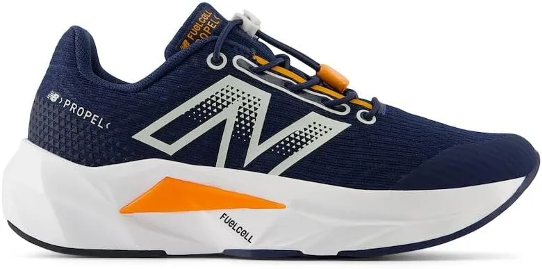 New Balance Unisex-Child FuelCell Propel V5 Bungee Running Shoe