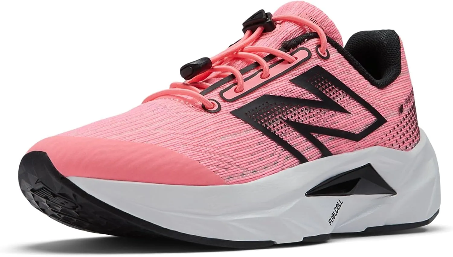 New Balance Unisex-Child FuelCell Propel V5 Bungee Running Shoe