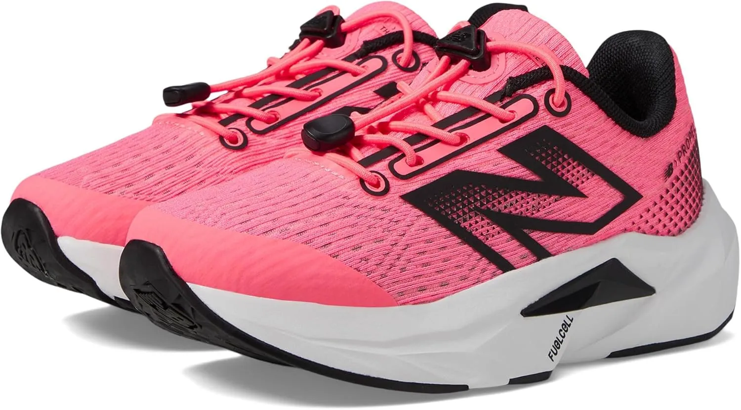 New Balance Unisex-Child FuelCell Propel V5 Bungee Running Shoe