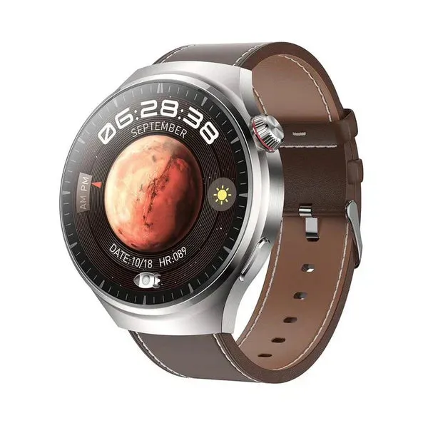 Newly arrivedWatch 4 PRO Round Smartwatch: Bluetooth calling, waterproof and smart voice assistant for your active life! 