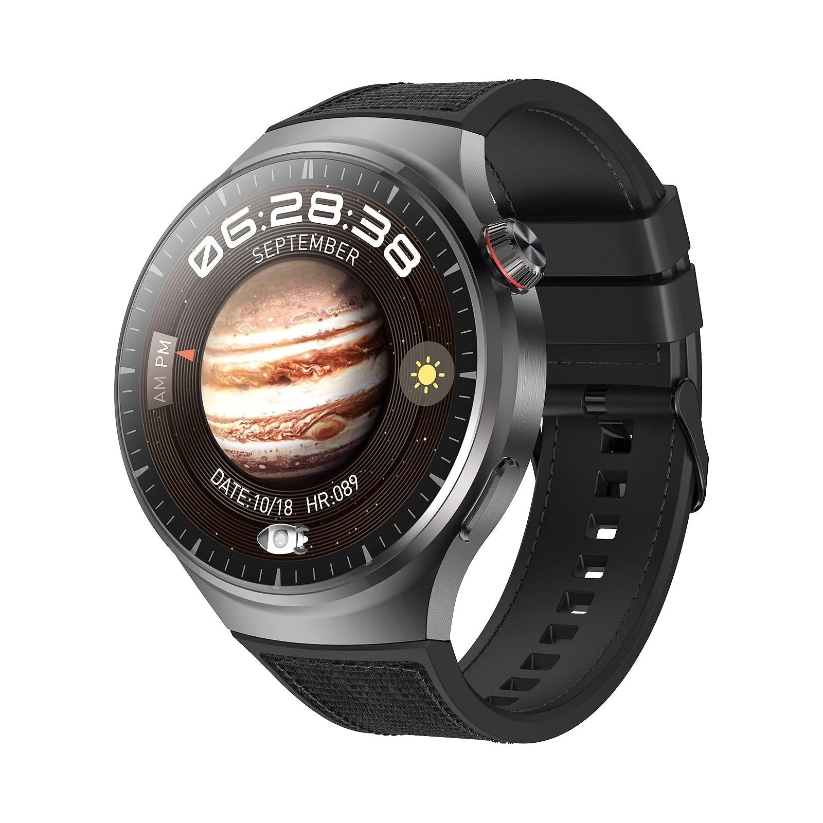 Newly arrivedWatch 4 PRO Round Smartwatch: Bluetooth calling, waterproof and smart voice assistant for your active life! 