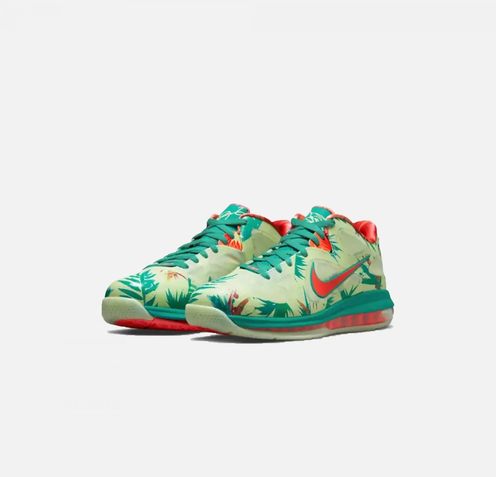 Nike | LEBRON IX LOW  { WHITE LIME / BRIGHT MANGO