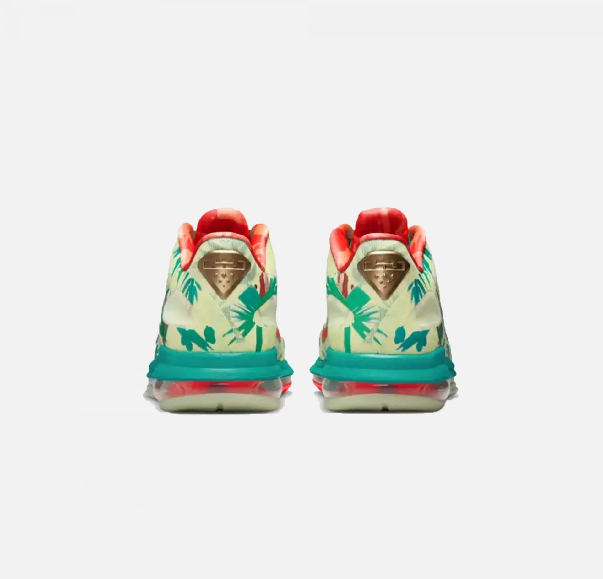 Nike | LEBRON IX LOW  { WHITE LIME / BRIGHT MANGO
