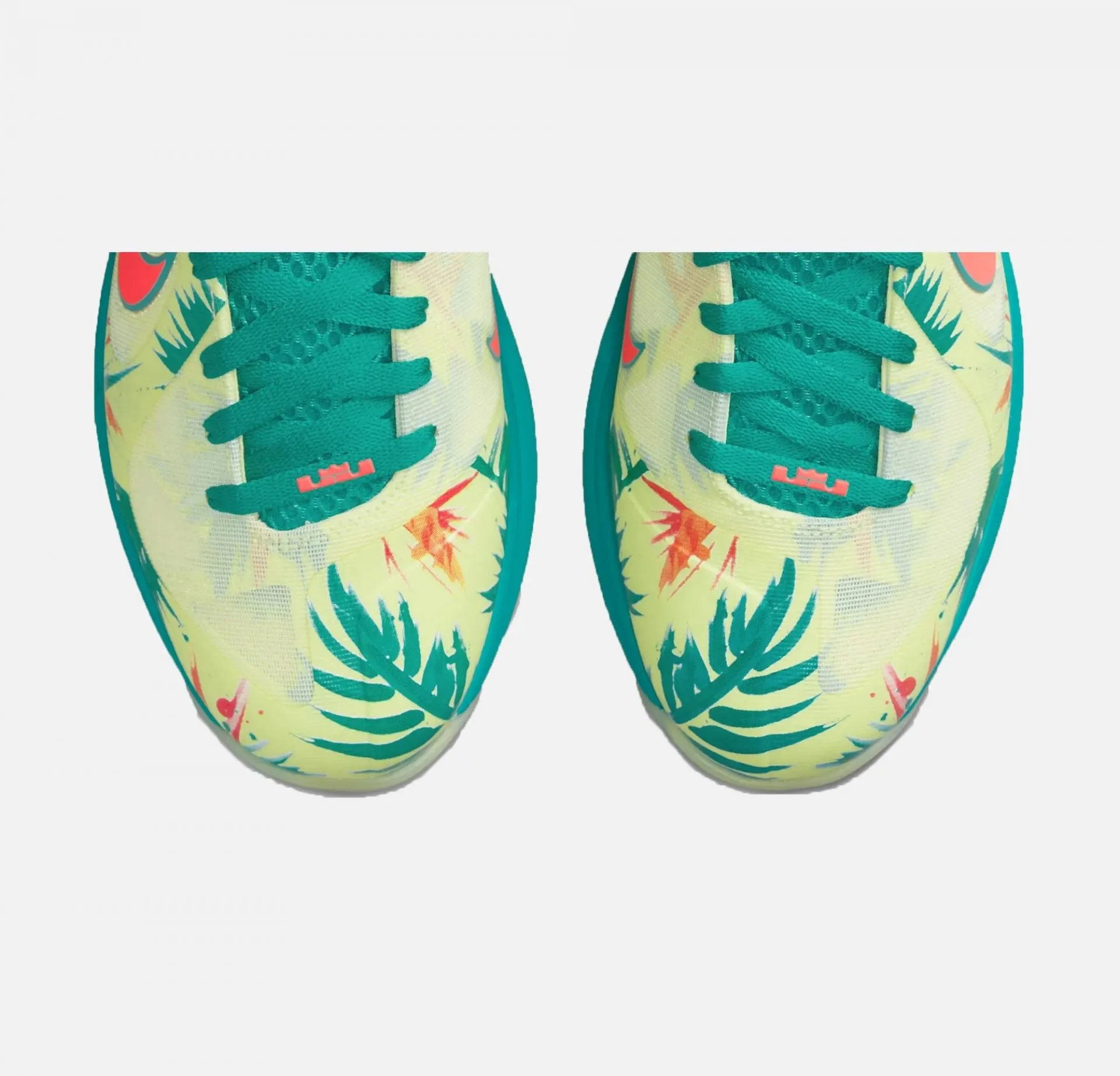 Nike | LEBRON IX LOW  { WHITE LIME / BRIGHT MANGO