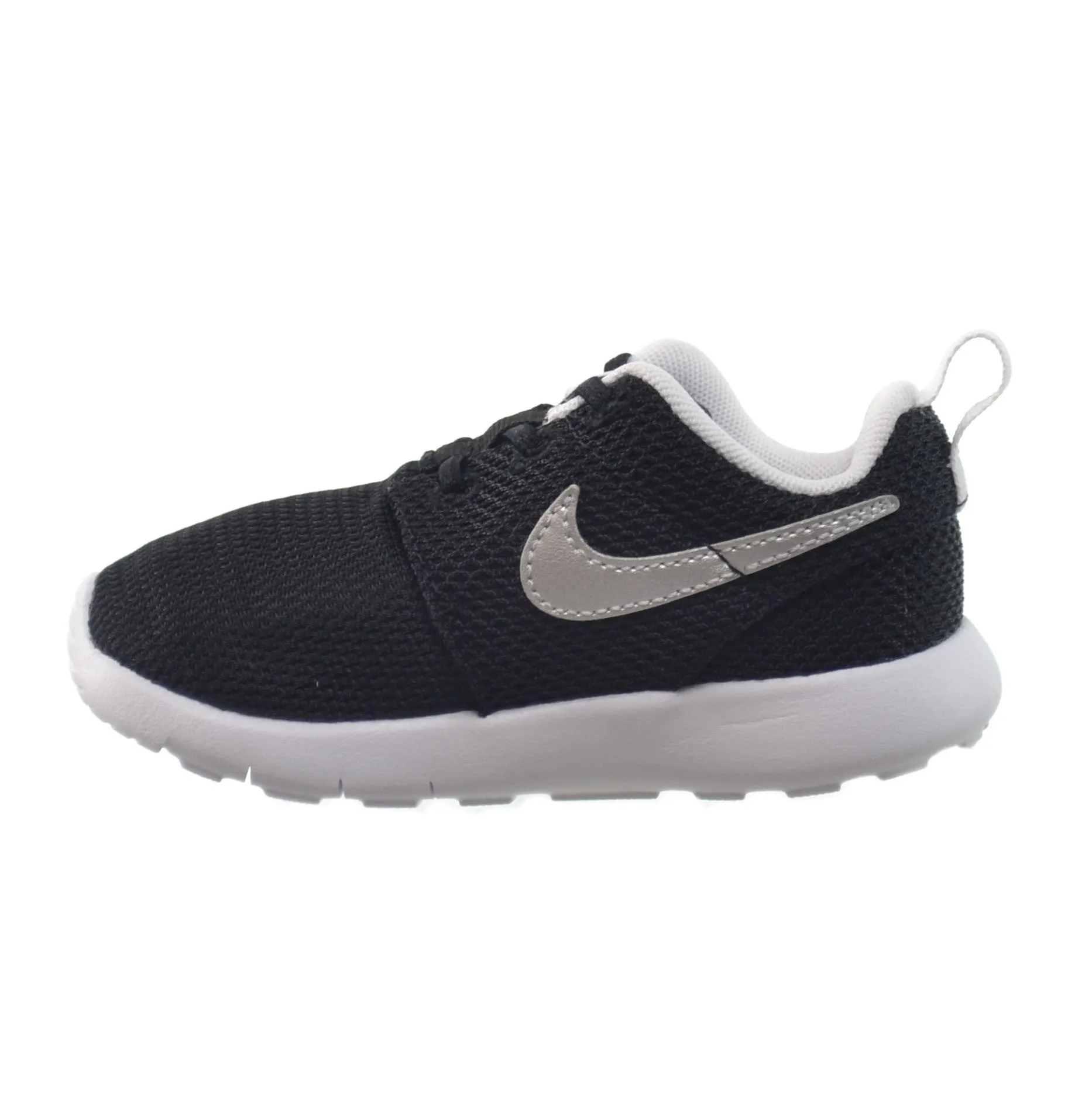 Nike Roshe One (TDV) Infants/Toddlers Shoes Black/Mettalic Silver-White