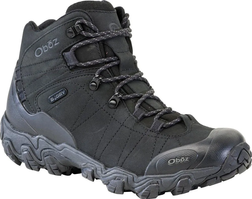 Oboz Men's Bridger Mid Waterproof - Black Sea