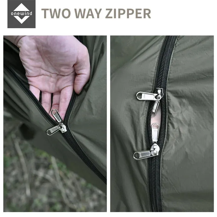 Onewind Zippered Windsock Winter Cover  - Green