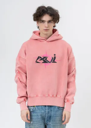 Pink Butterfly Rib Cage Hoodie