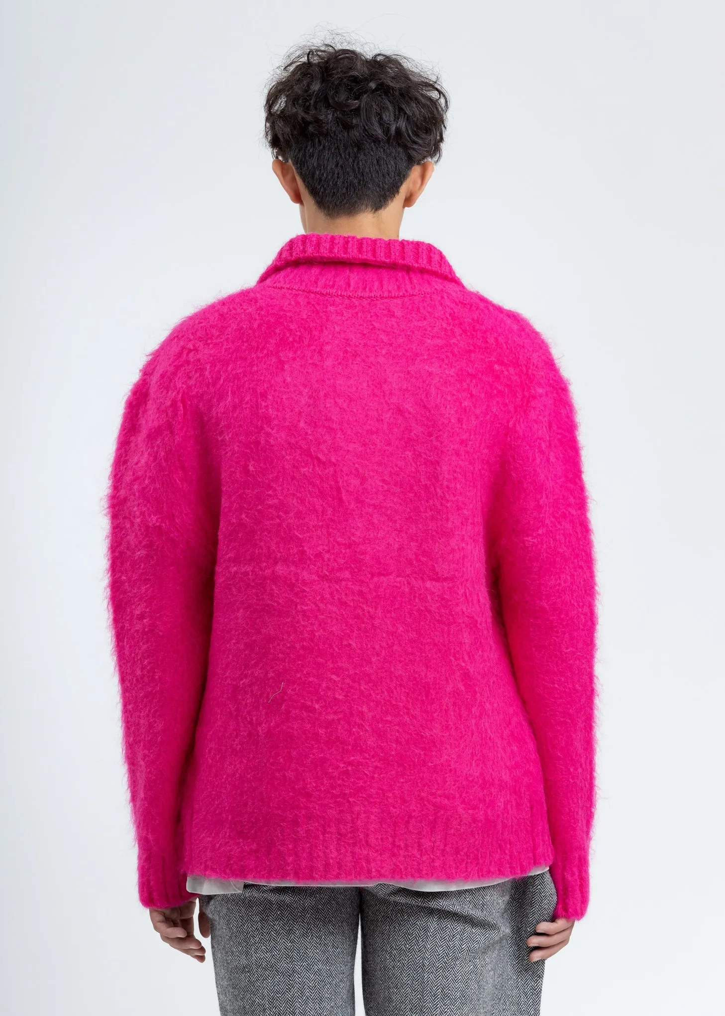 Pink Metal Detail Cardigan