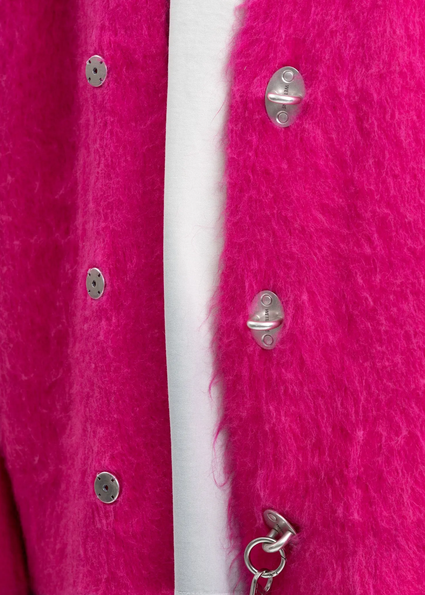 Pink Metal Detail Cardigan