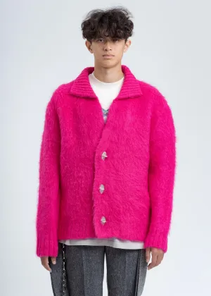 Pink Metal Detail Cardigan