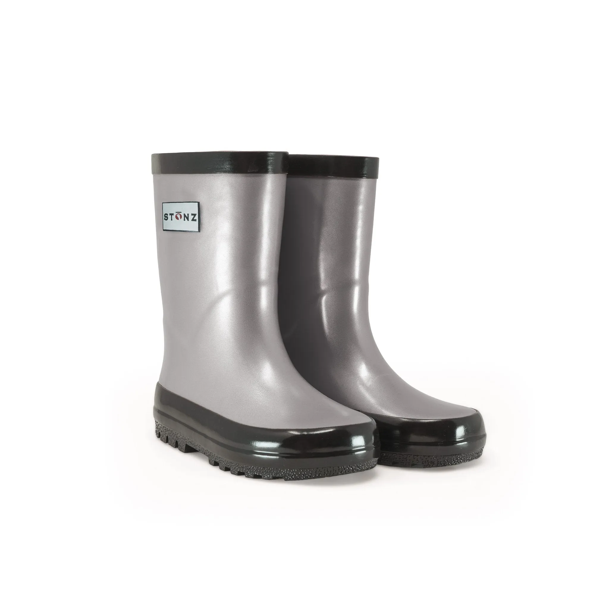 Rain Boots - Metallic - Silver