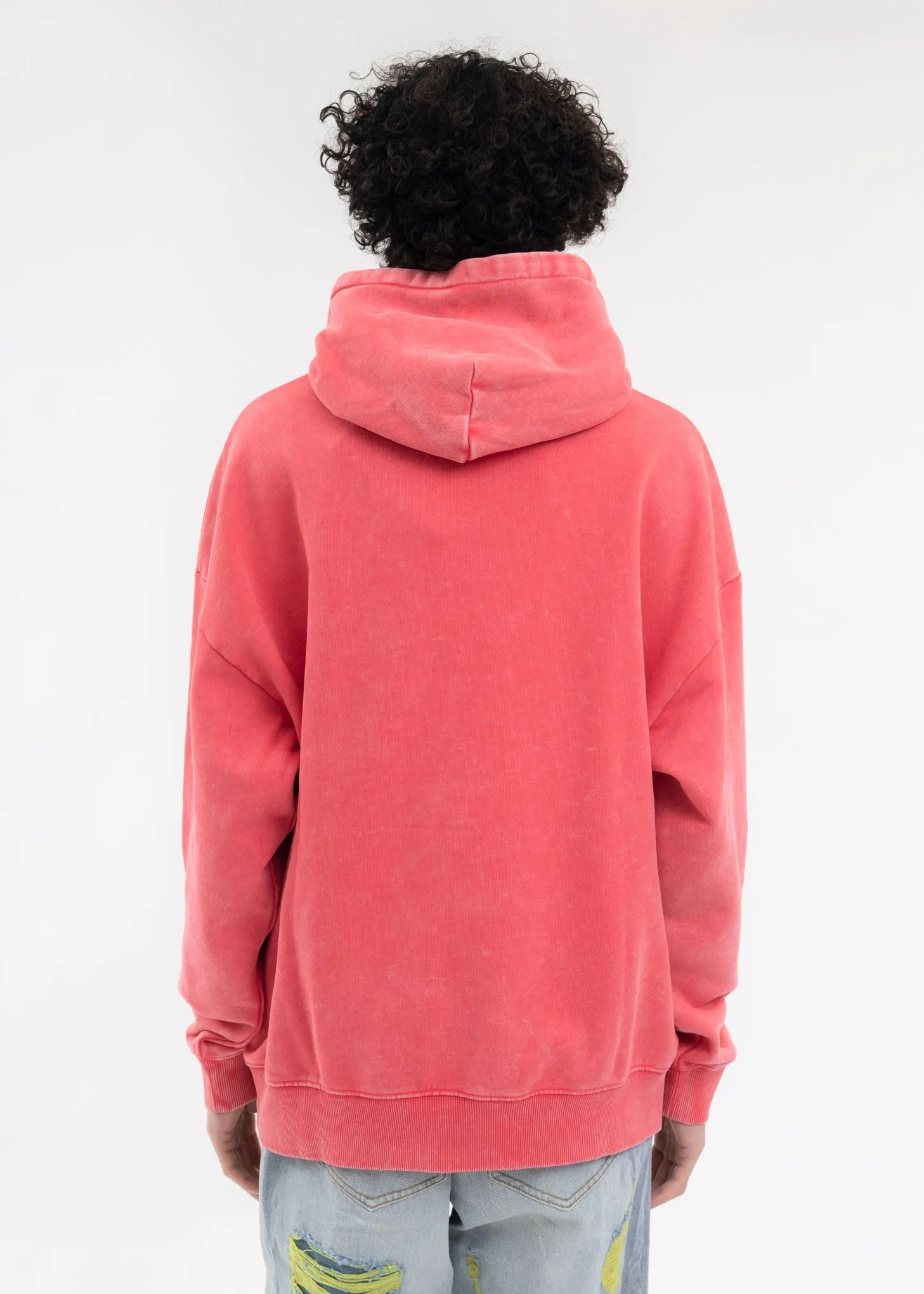 RED PATCHWORK HOODIE