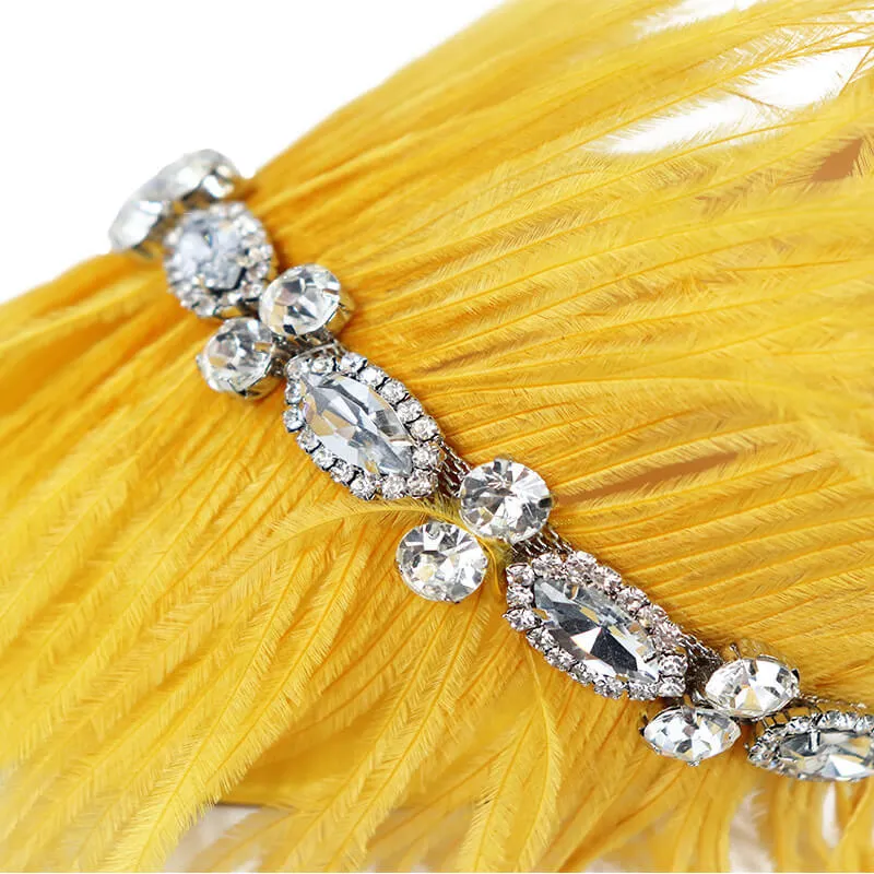 Rhinestone High Heel Fur Party Sandals