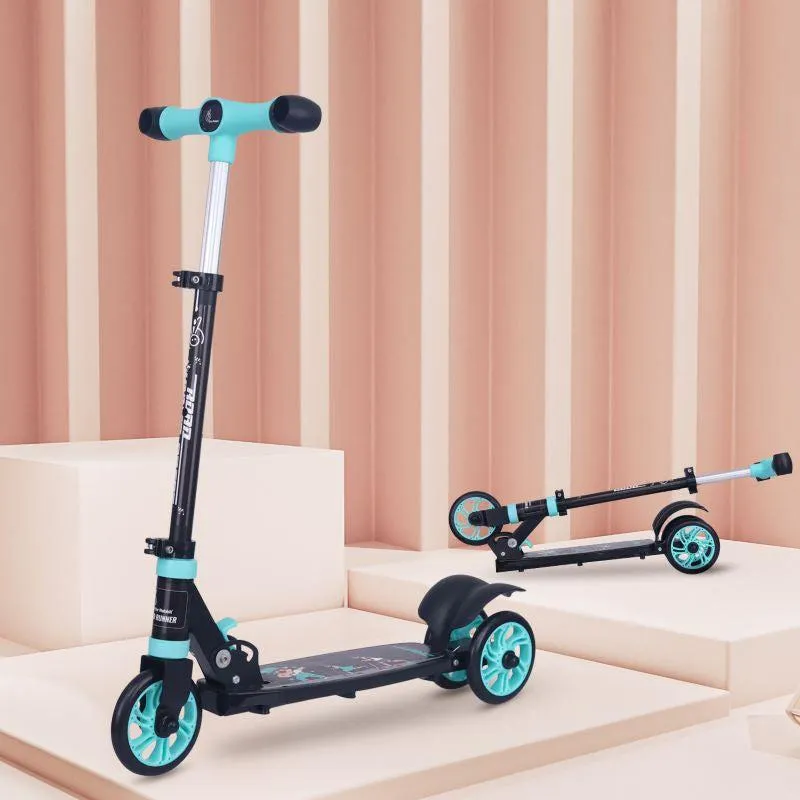Road Runner Drift Scooter - Metal Body, 3 Level Height Adjustment, Anti Slip Deck