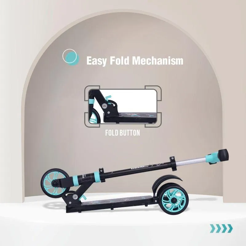 Road Runner Drift Scooter - Metal Body, 3 Level Height Adjustment, Anti Slip Deck