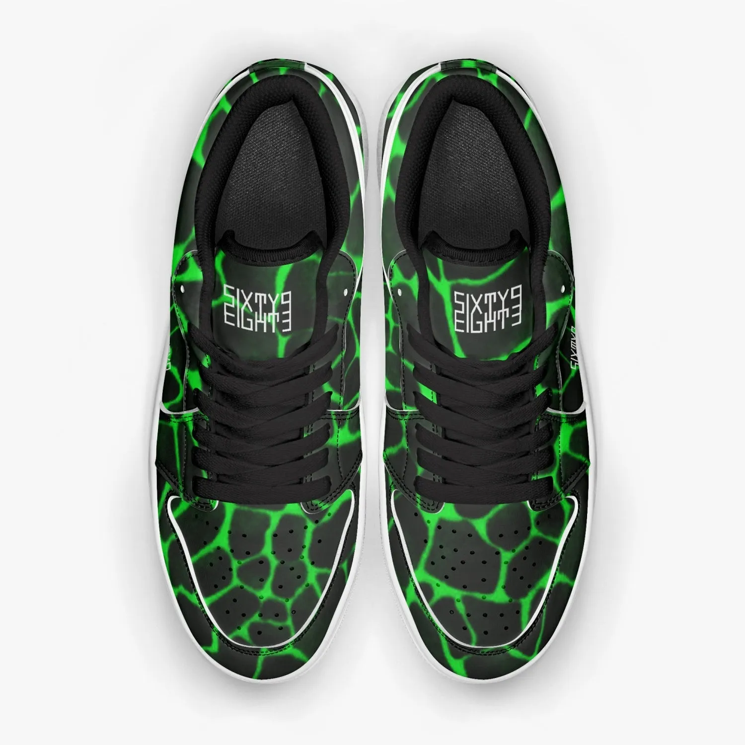Sixty Eight 93 Logo White Boa Black Lime SENTLT1 Shoes