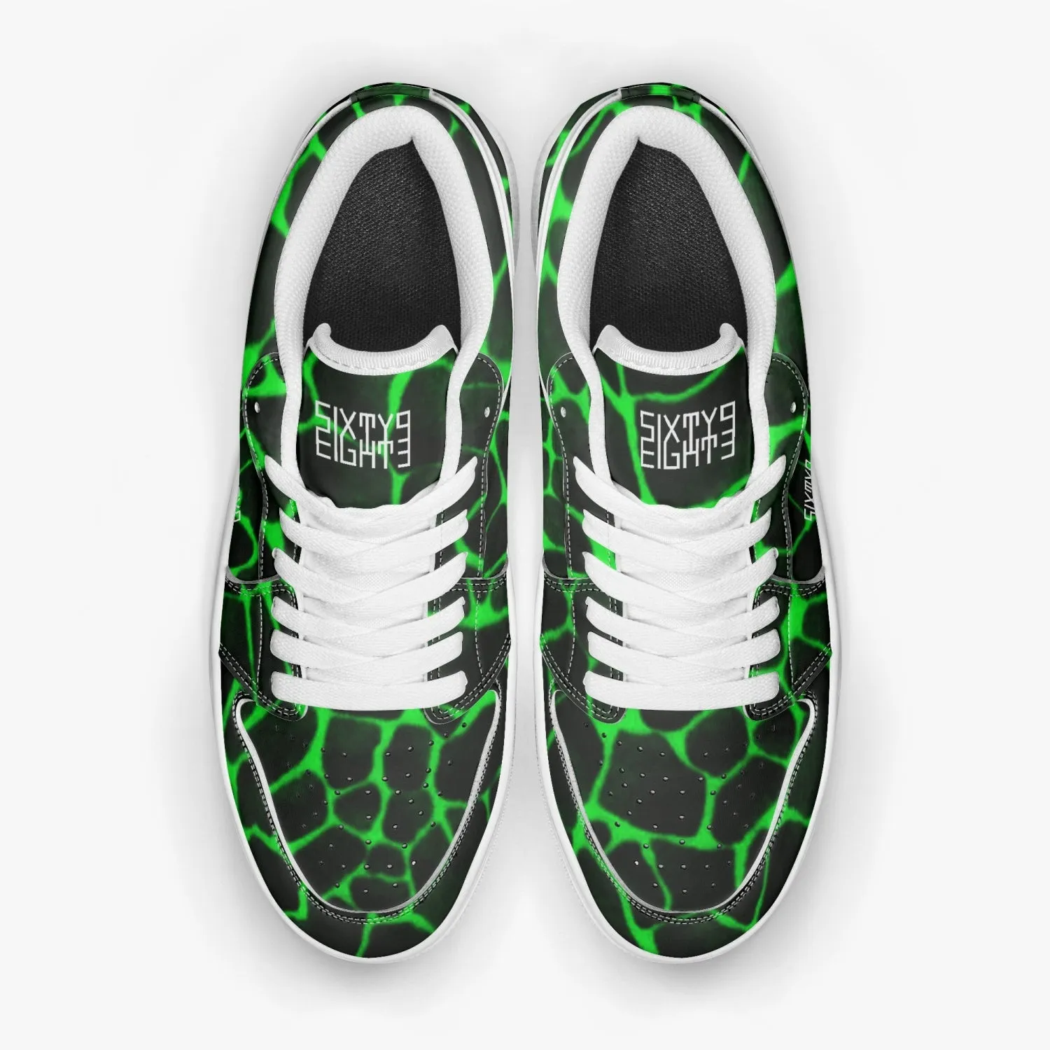 Sixty Eight 93 Logo White Boa Black Lime SENTLT1 Shoes