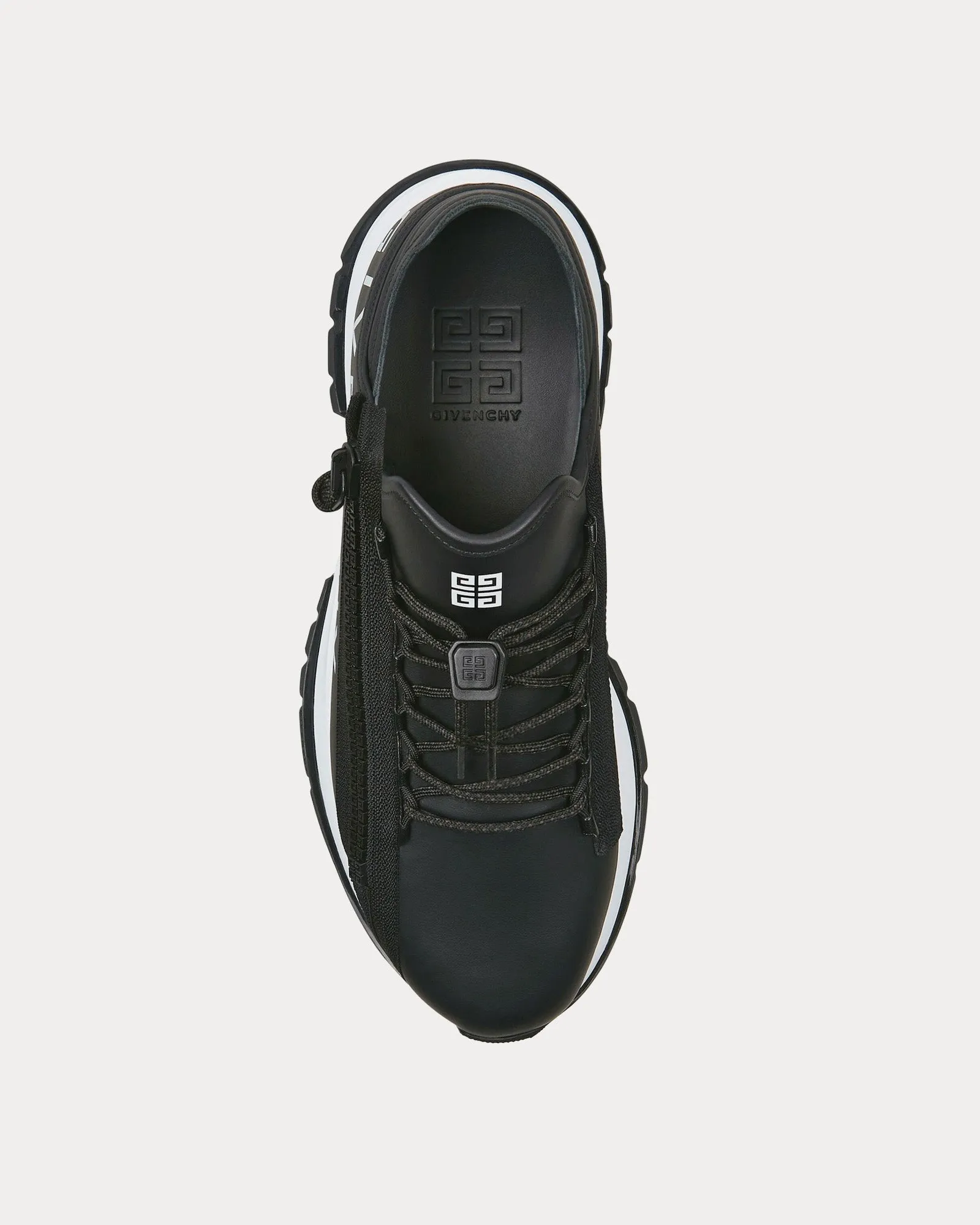 Spectre Runner Leather With Zip Black Low Top Sneakers
