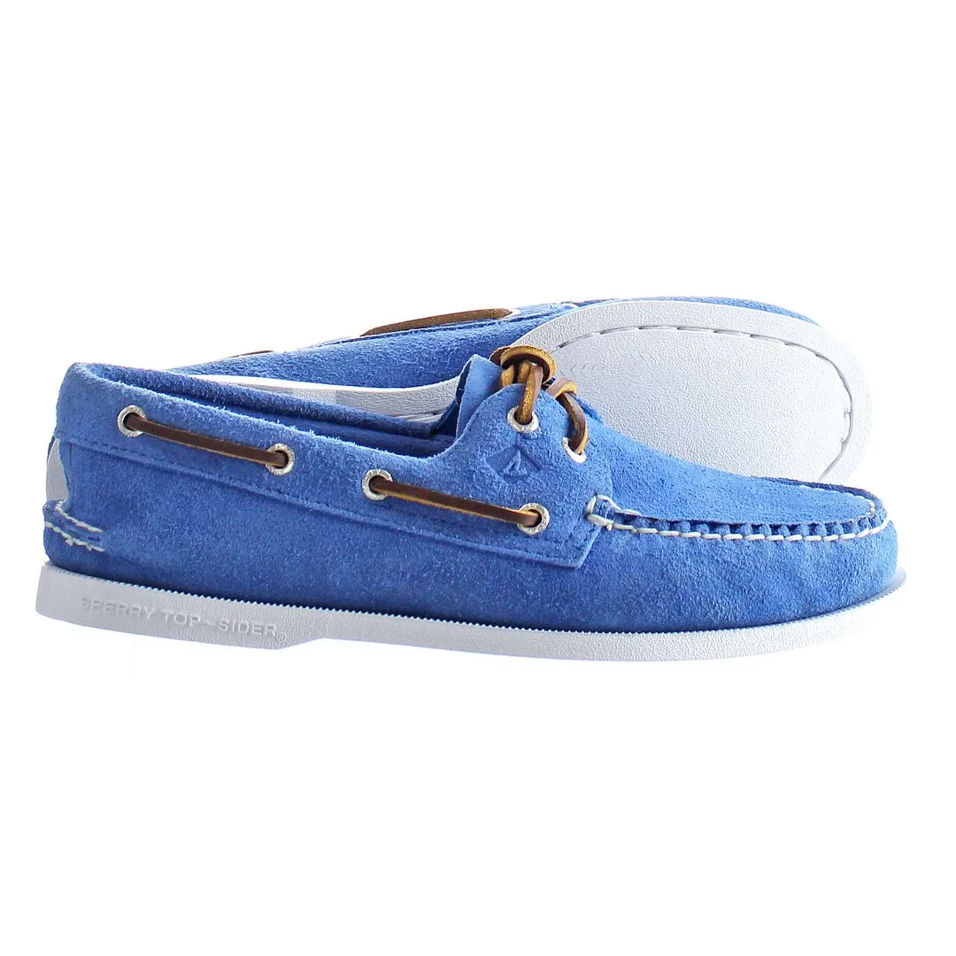 Sperry A/0 2-Eye Mens Blue Boat Shoes
