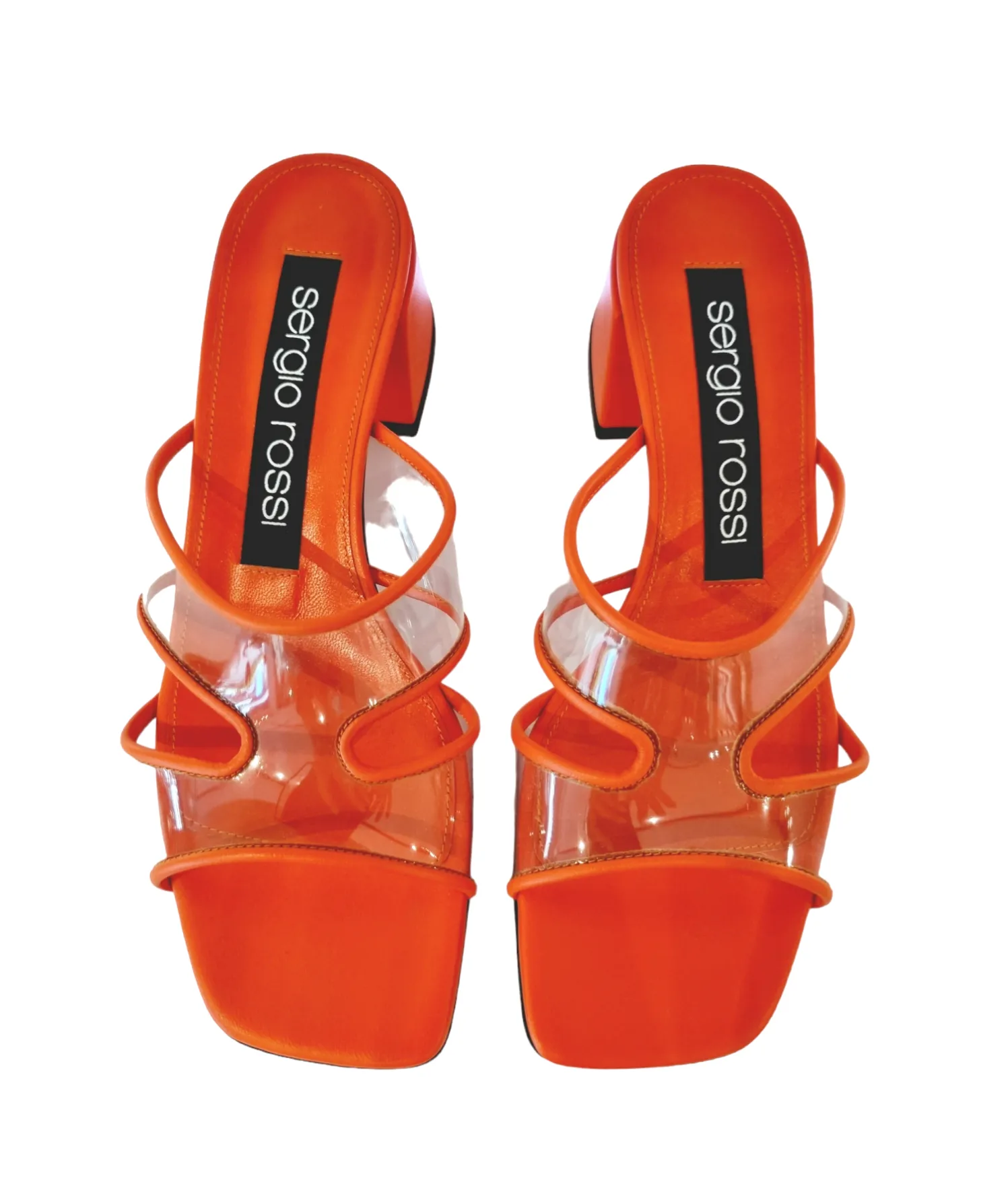 Sr Lunettes Orange Mule