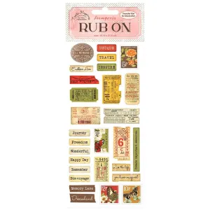 Stamperia   Rub ons - create Happiness - Labels