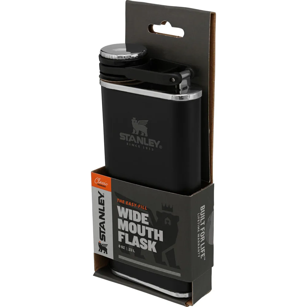 STANLEY EASY FILL WIDE MOUTH FLASK BLACK