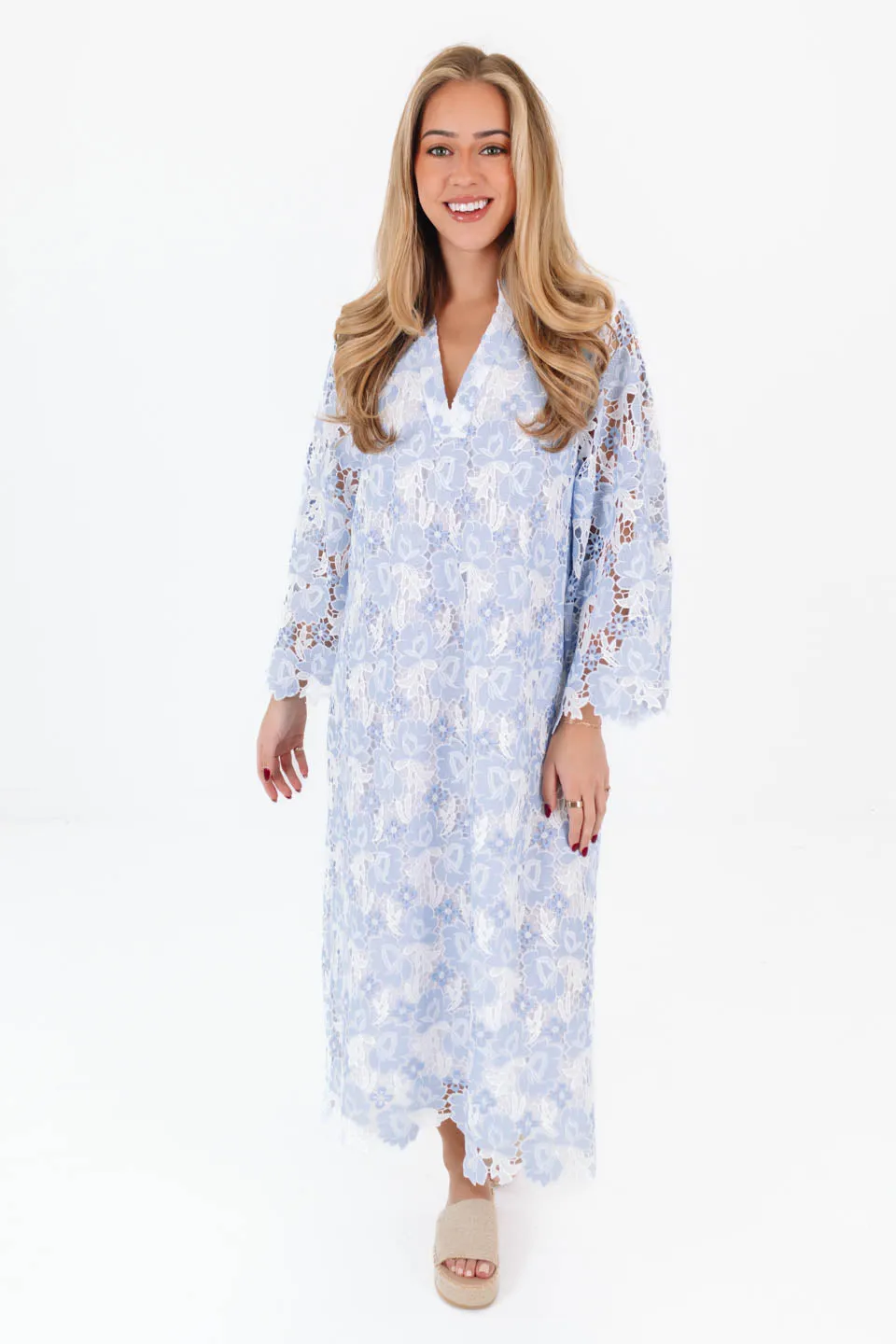 The Maggie Lace Midi Dress