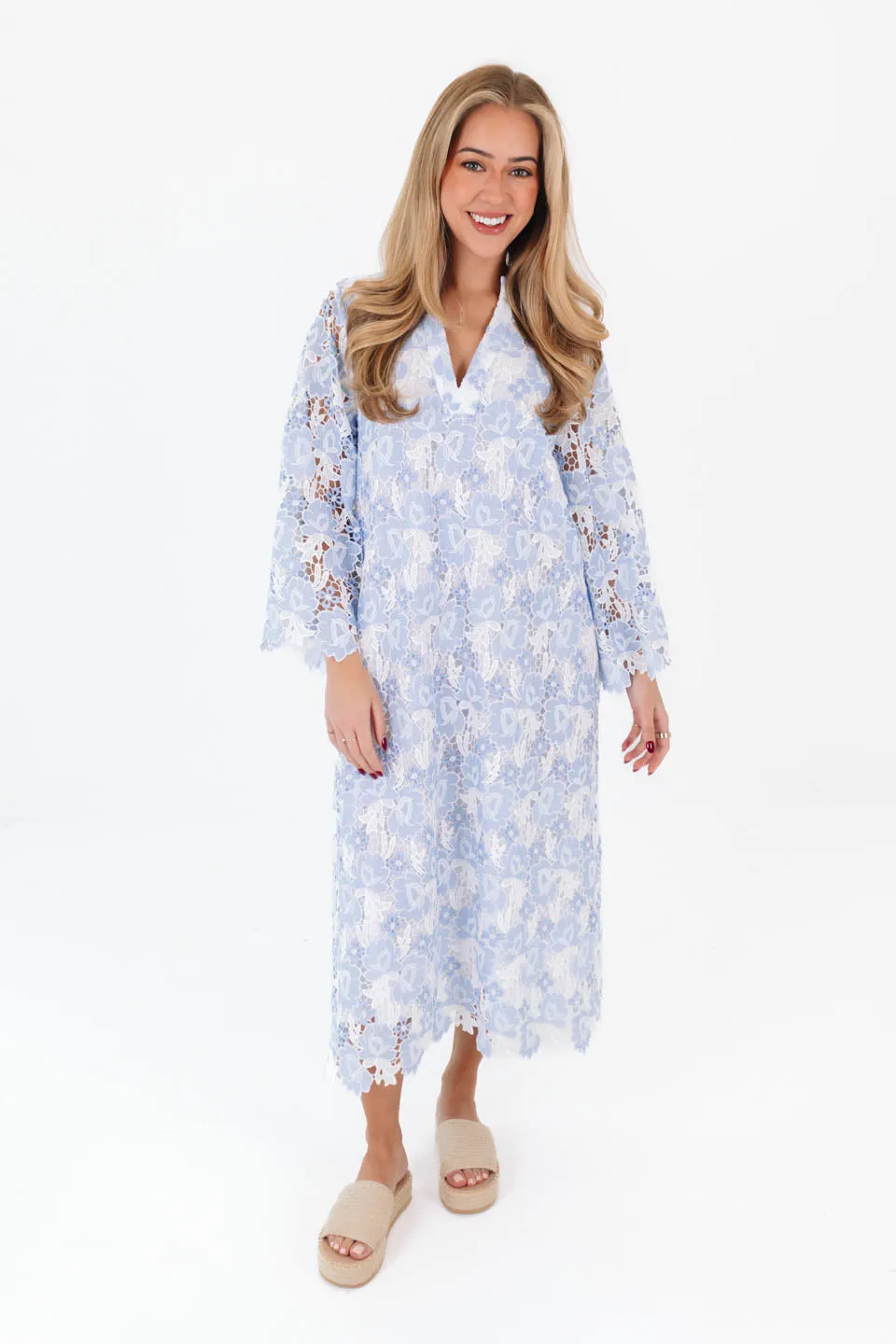 The Maggie Lace Midi Dress