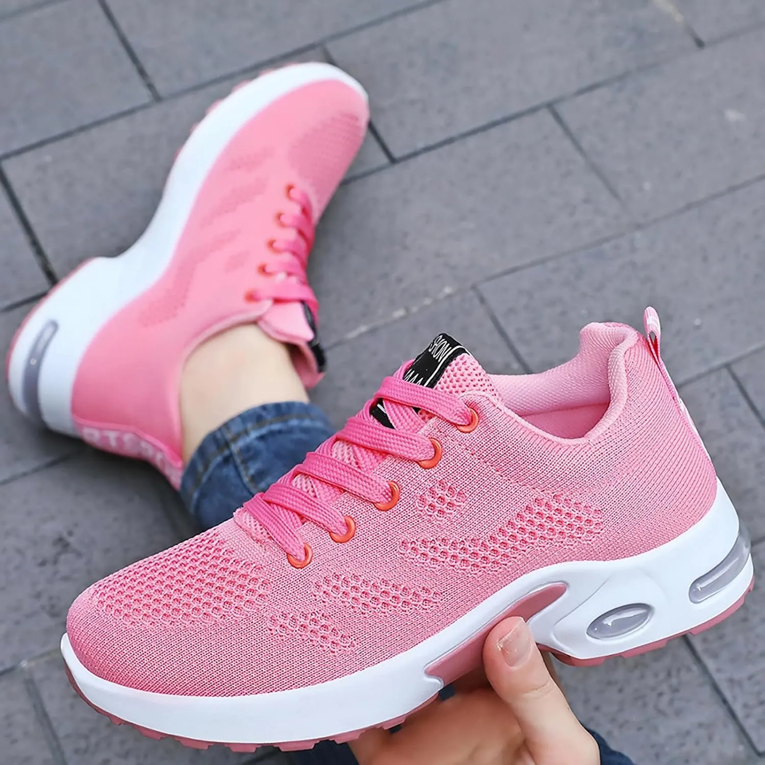 The Most Comfortable Orthopedic Shoes for Your Feet Women Walking Shoes with Arch Support Fashion Breathable Mesh Sneakers Lightweight Comfort Non Slip Casual Shoe