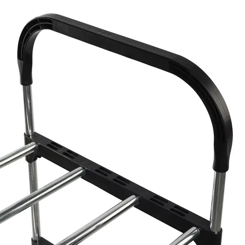 [UK Stock] 6/5/4 Layer Shoe Rack Shoes Storage Shelf Dustproof Boots Organizer Stand Holder Shoes Storage Shelf Shoe-Cabinet