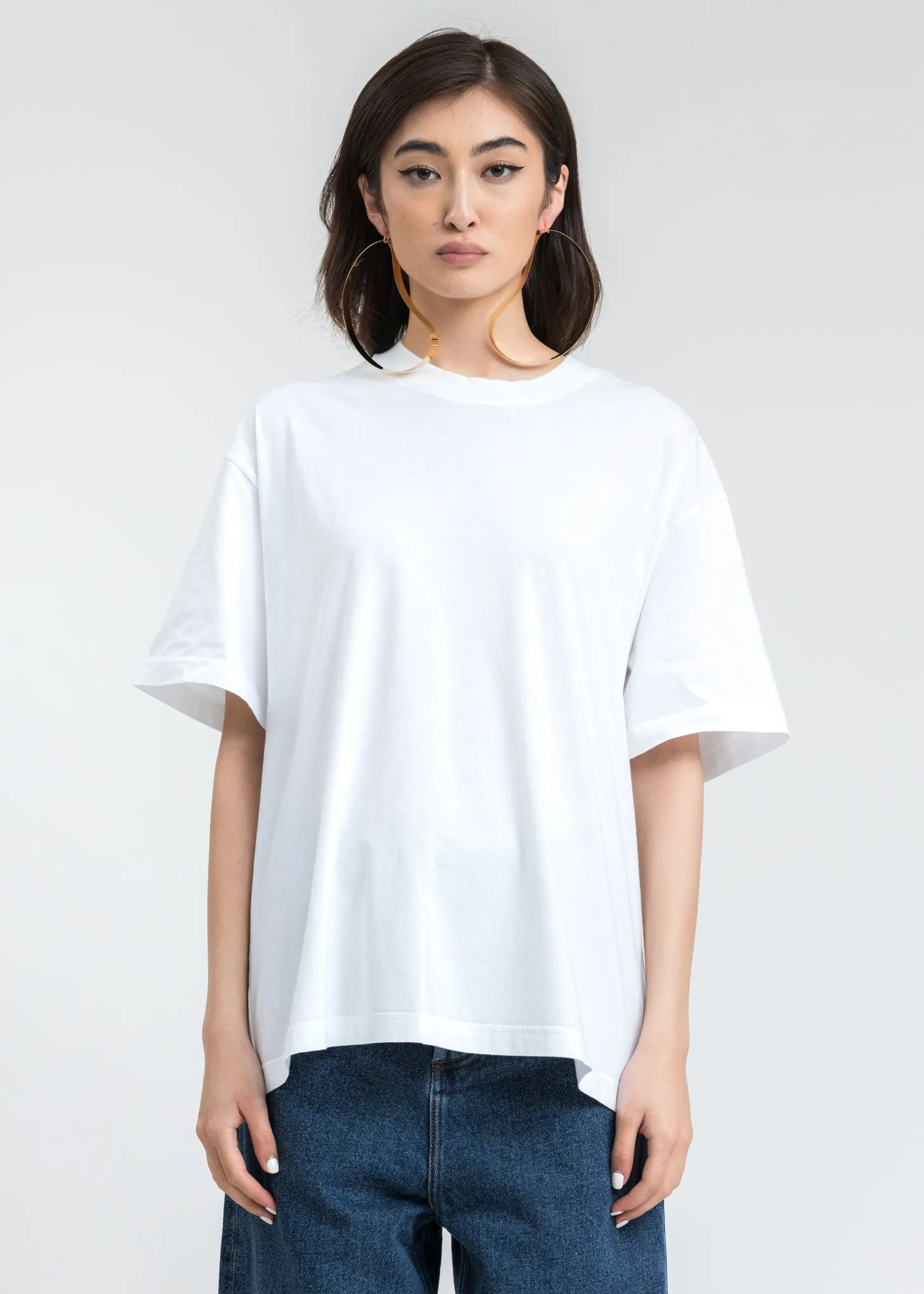 White Classic Y Back T-Shirt
