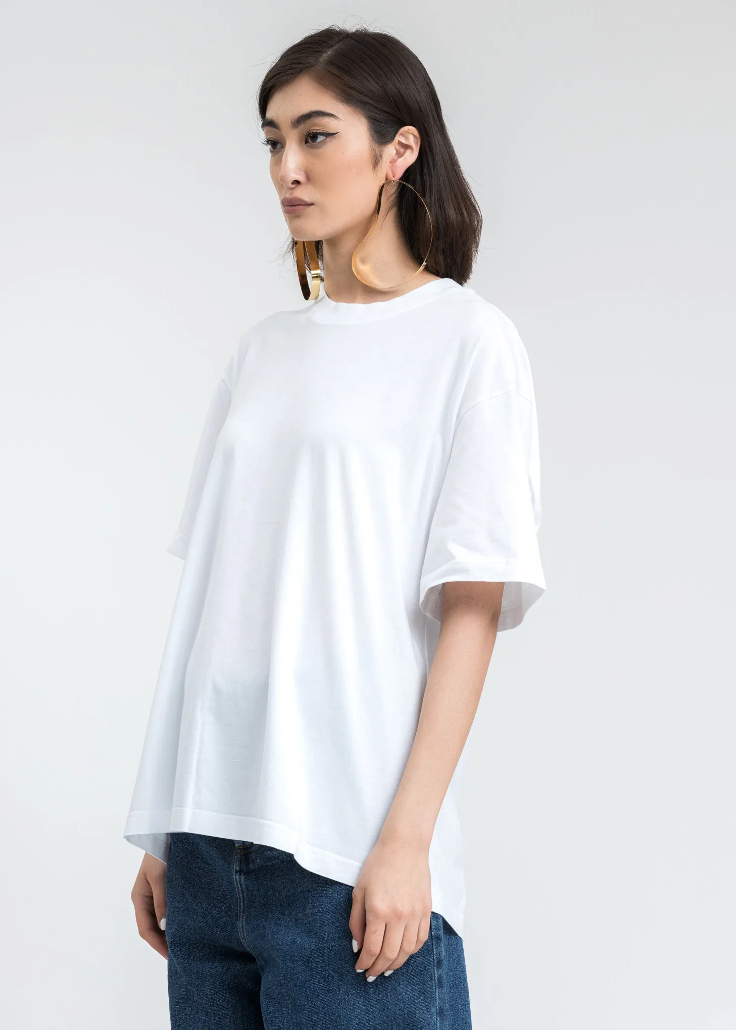 White Classic Y Back T-Shirt