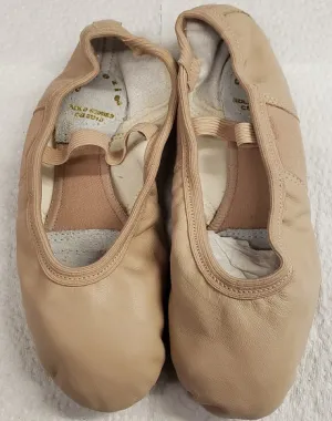 Winnie -- Women's Leather Split Sole Ballet -- Pink