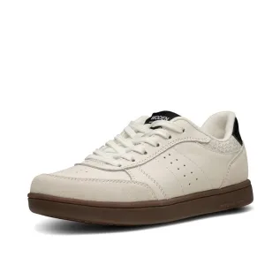 Woden Bjork Mix Women's Leather Sneaker Blanc de Blanc/Black
