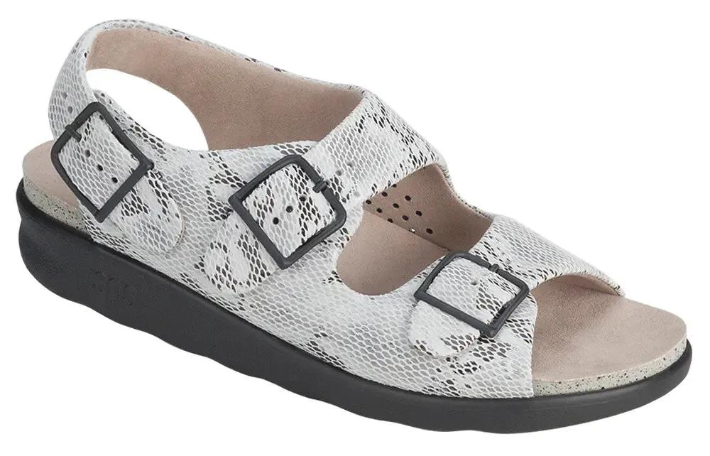 Women’s SAS Relaxed – Adjustable Leather Sandal with Soft Cushioning