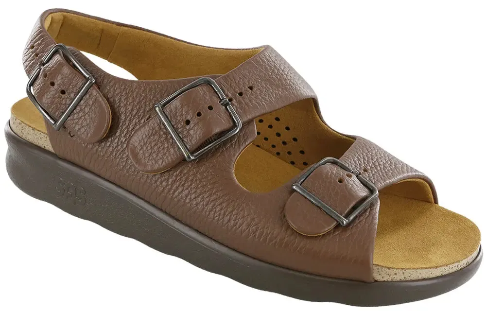 Women’s SAS Relaxed – Adjustable Leather Sandal with Soft Cushioning