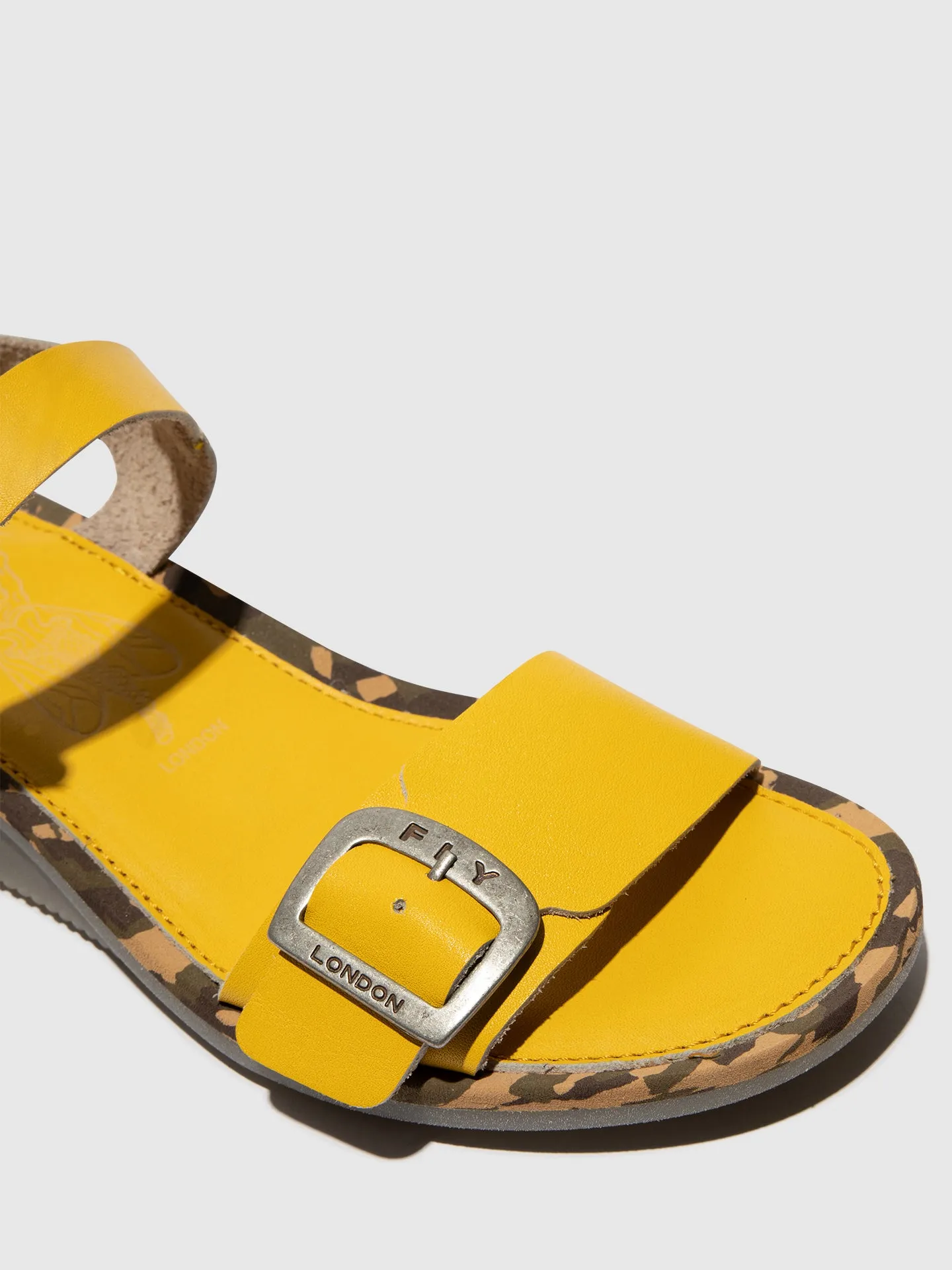 Yellow Sling-Back Sandals